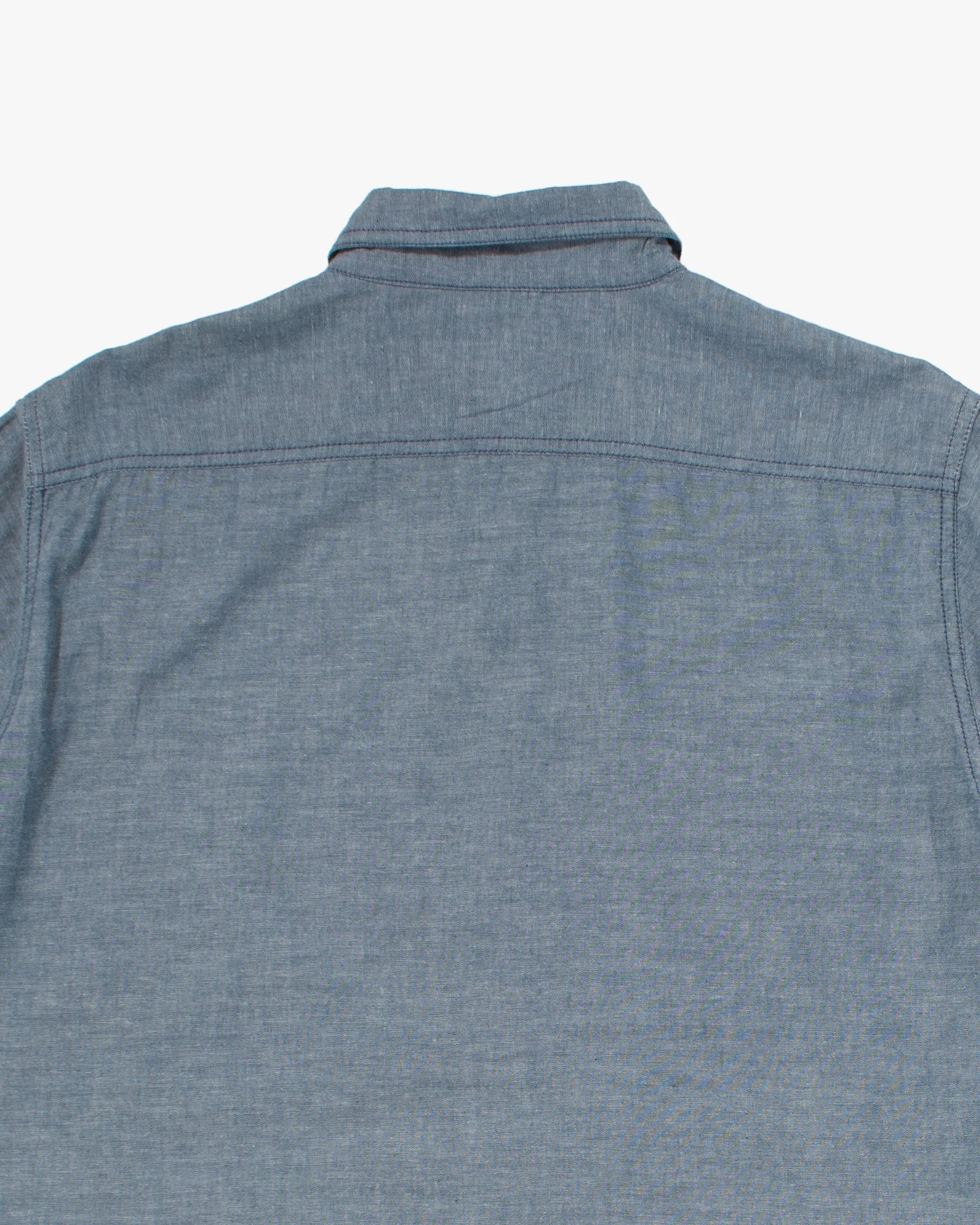 Japanese Repro Button Up Shirt, Houston, Floral Embroidery - L sold by Kiriko product image thumbnail 4