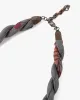 Boet X Kiriko Collar Necklace, Gray with Multicolor Patterns sold by Kiriko