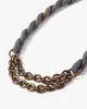 Boet X Kiriko Collar Necklace, Gray with Multicolor Patterns sold by Kiriko