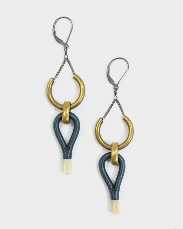 Boet, Earrings, Lux, Peacock and Blonde sold by Kiriko