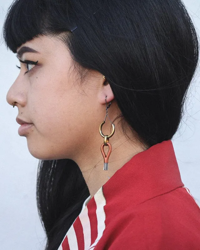 Boet, Earrings, Lux, Copper and Grey sold by Kiriko