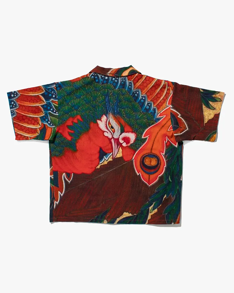 Wa-Modern Short Sleeve Button Up Shirt, Houou sold by Kiriko product image thumbnail 3