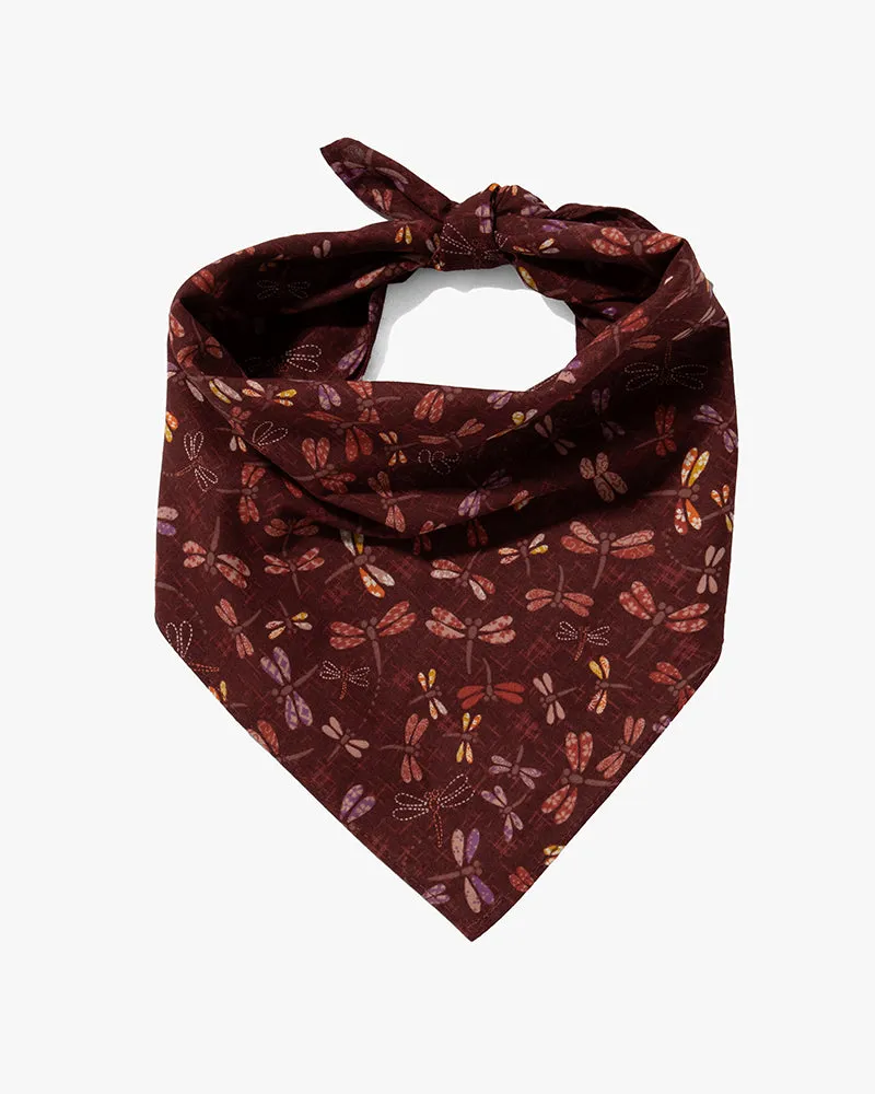 Kiriko Original Bandana, Red Multicolor Tonbo sold by Kiriko