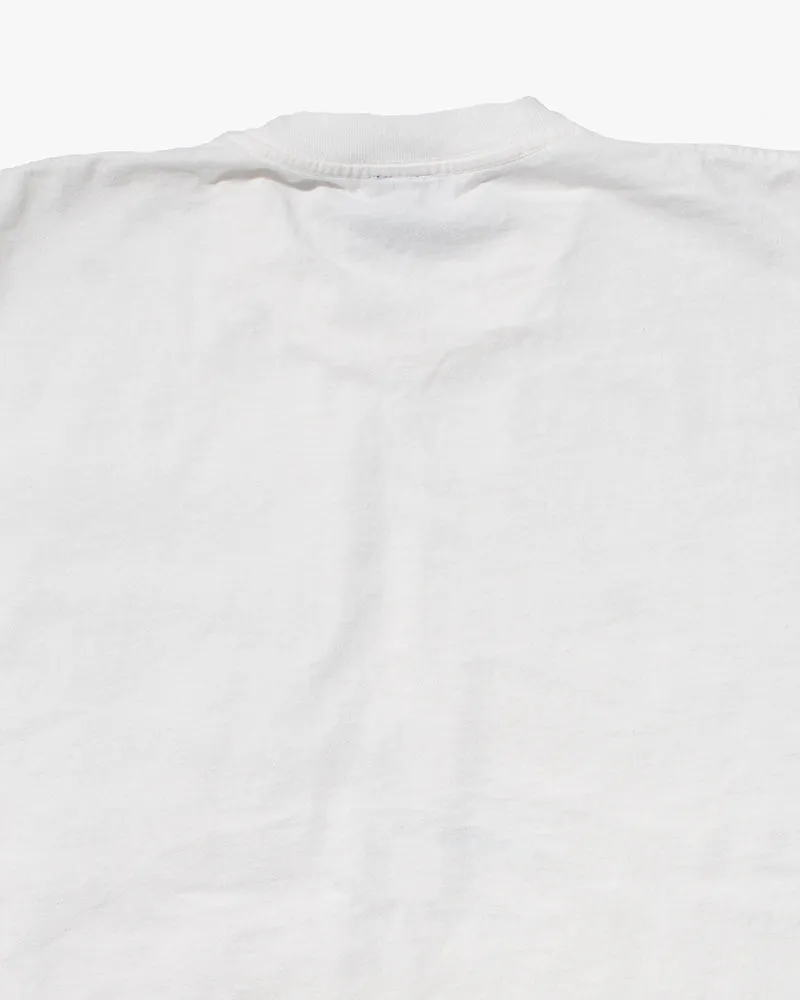 Kiriko Original Tee, 8oz Cotton, Patched Pocket Tee, White with Red Kanoko, Black and Multi Colored Asanoha sold by Kiriko product image thumbnail 5