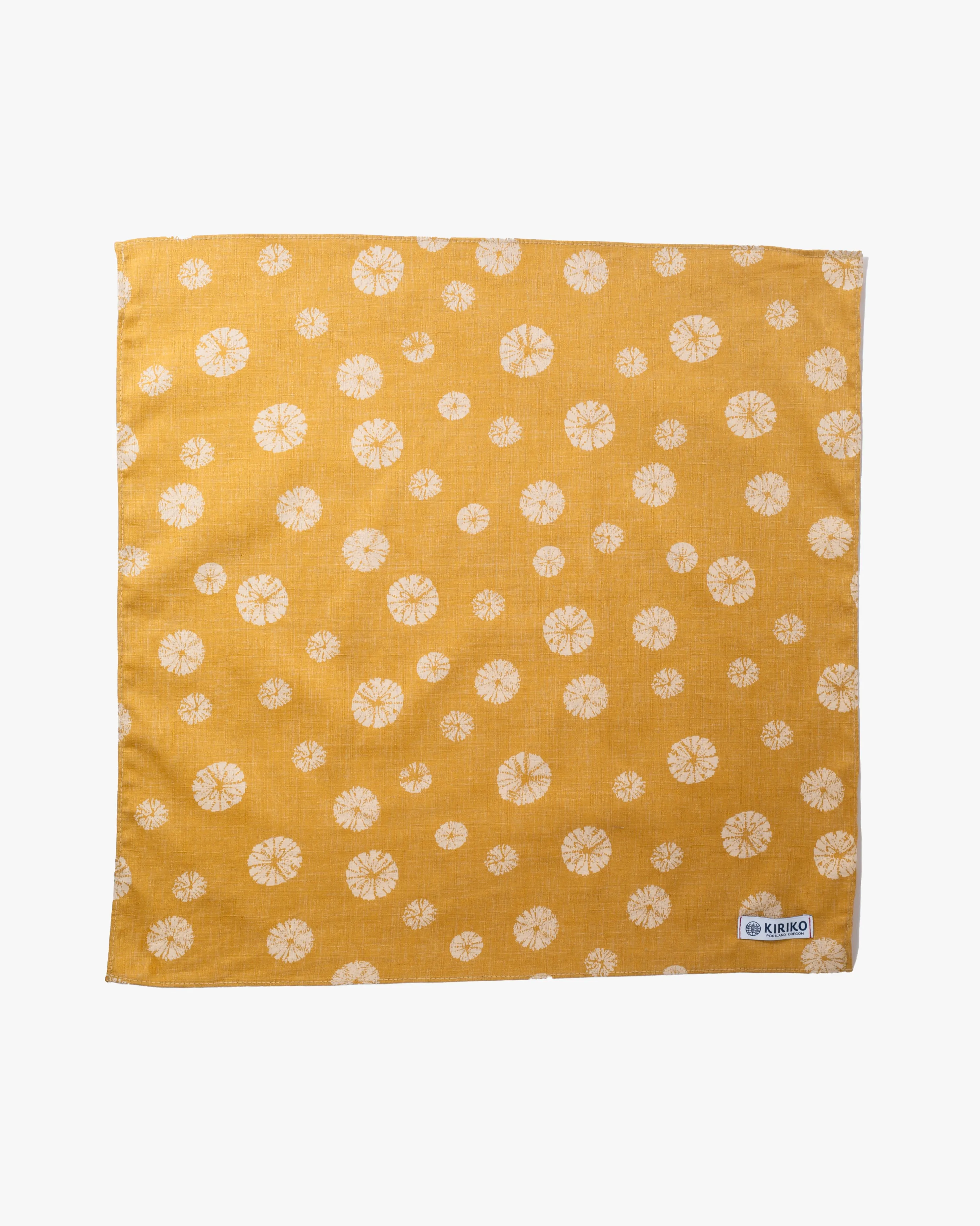 Kiriko Original Bandana, Classic, Kumo Shibori, Kicha sold by Kiriko product image thumbnail 2