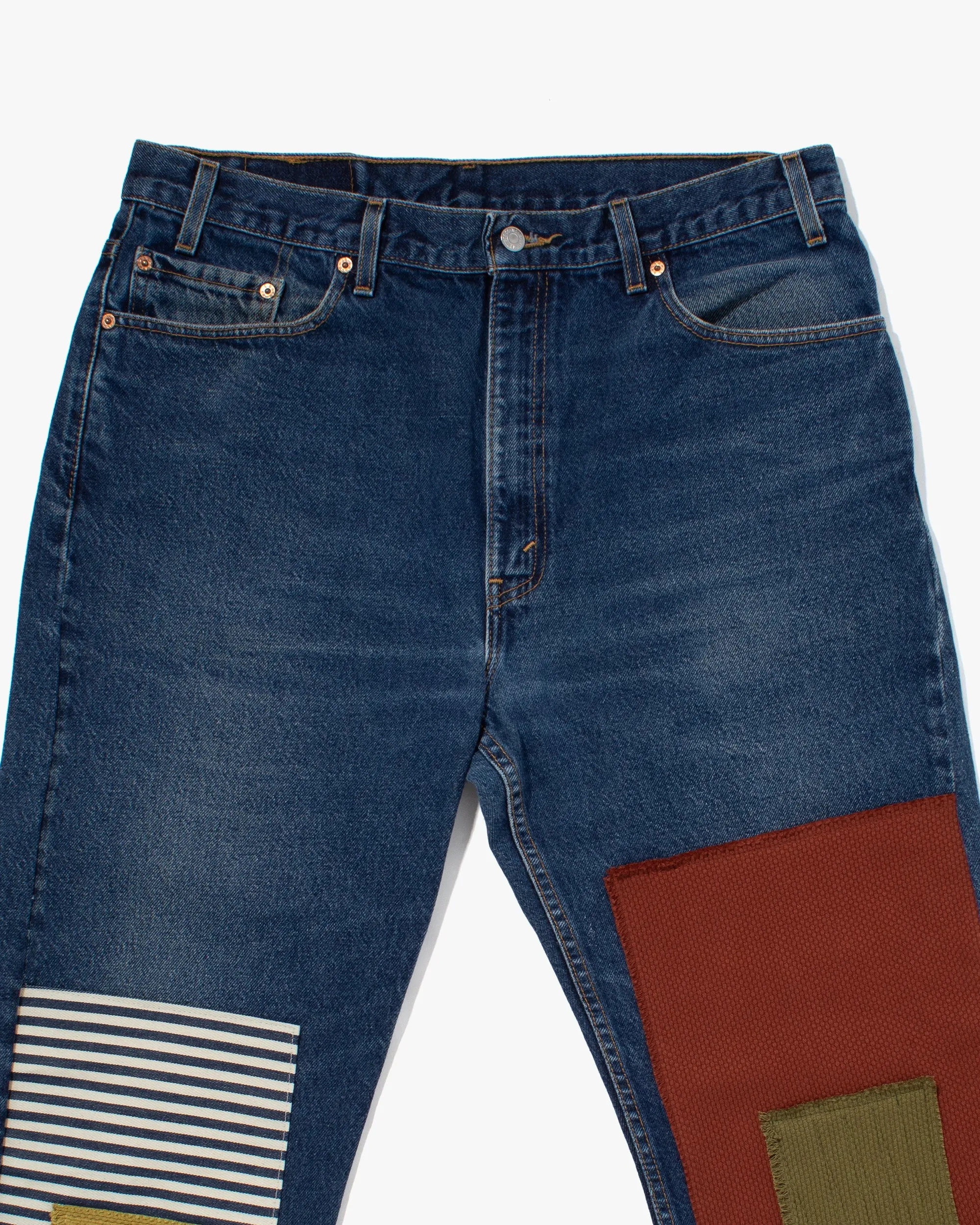 Kiriko Custom Patched Denim Jeans, 3 sold by Kiriko product image thumbnail 2