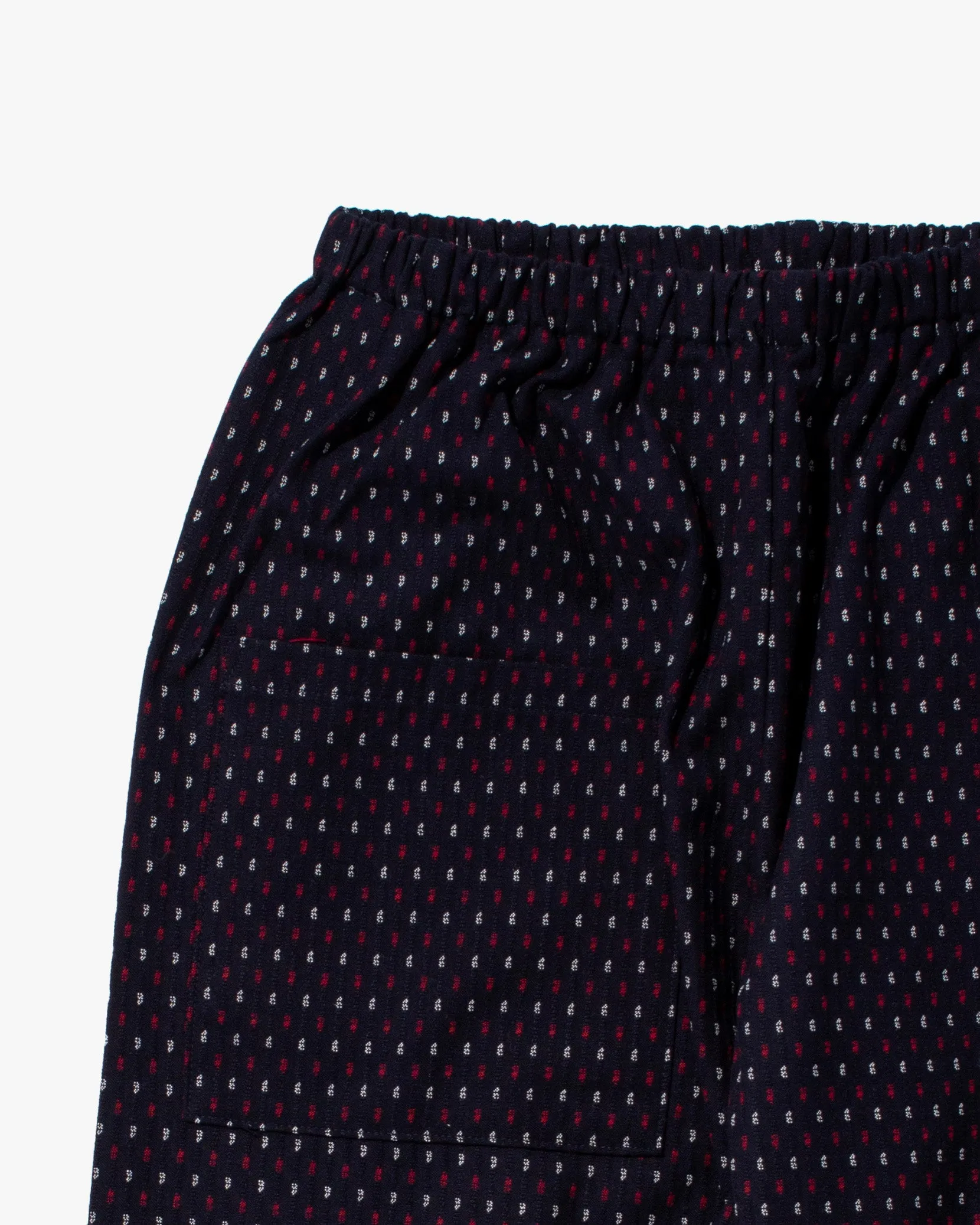 Monpe Pants, Women's, Indigo with Red and White Dash sold by Kiriko product image thumbnail 4