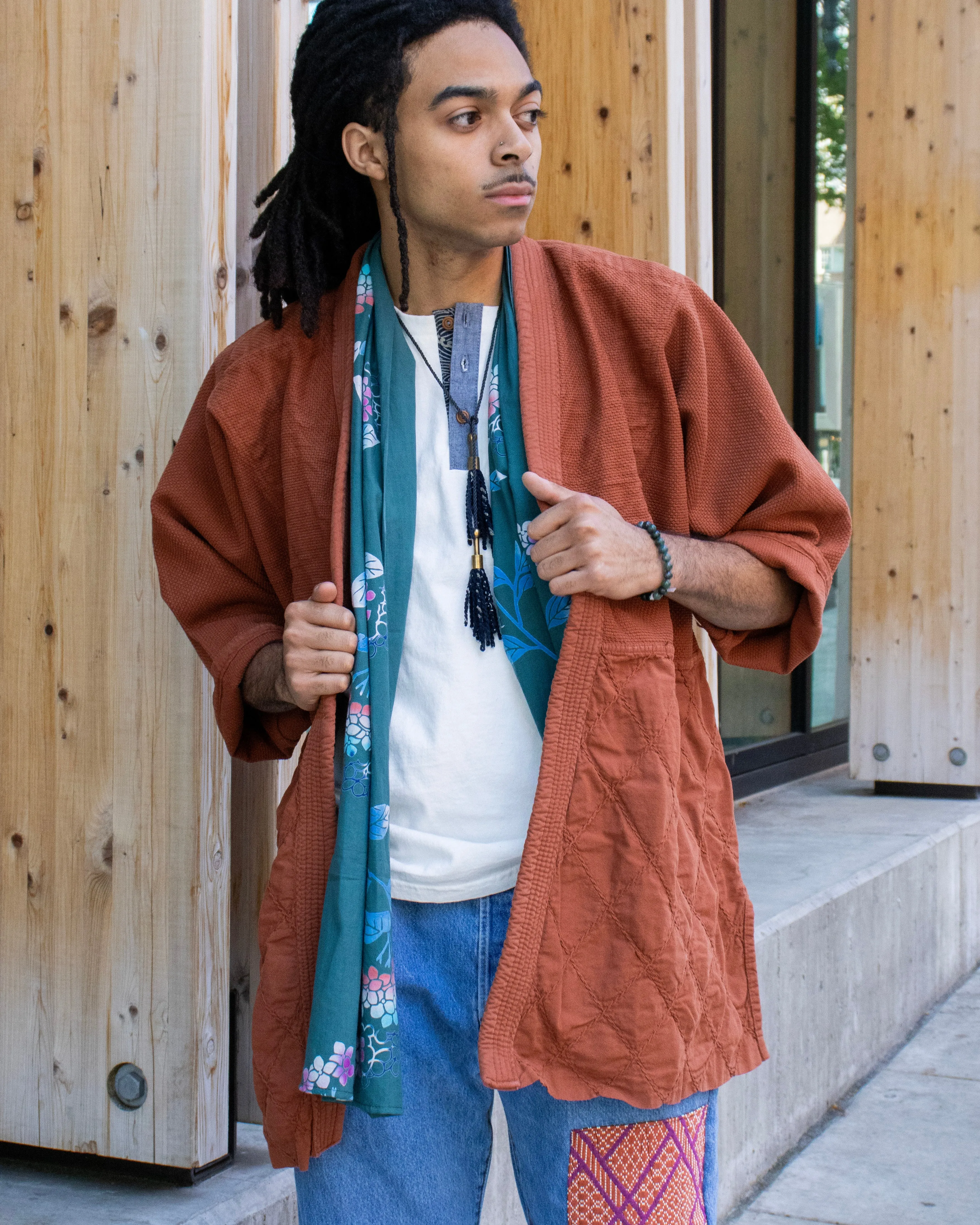 Kiriko Original Judo Gi Jacket, Persimmon Dyed sold by Kiriko