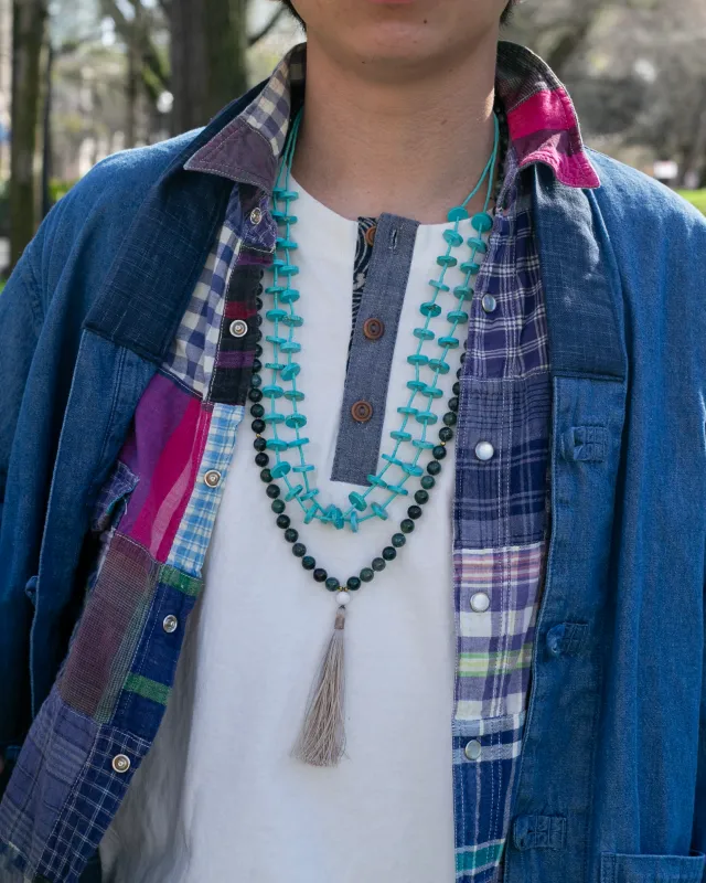 US Vintage Button Up Shirt, Allix, Multi Purple Plaid - L sold by Kiriko