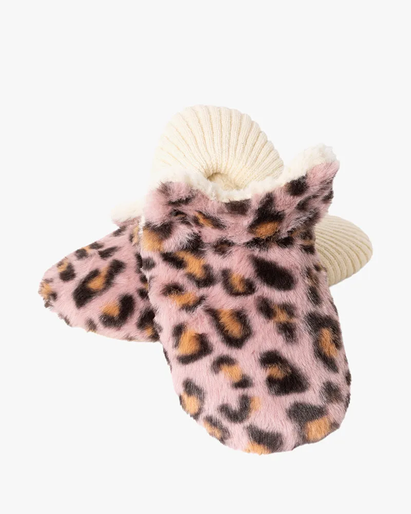 Momonga Slippers, Bisque, CDF Etendue, Pink Leopard sold by Kiriko product image thumbnail 4