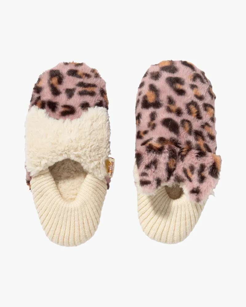 Momonga Slippers, Bisque, CDF Etendue, Pink Leopard sold by Kiriko product image thumbnail 2