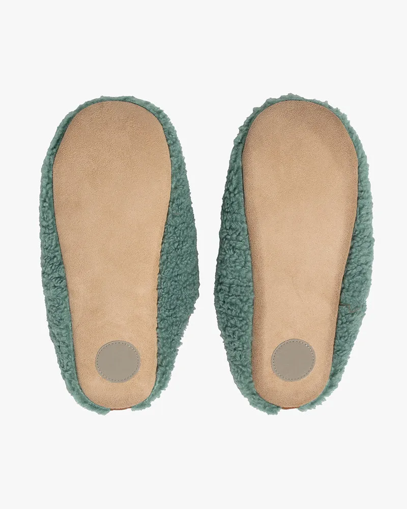Slippers, Bisque, CDF Etendue, Teal sold by Kiriko product image thumbnail 3
