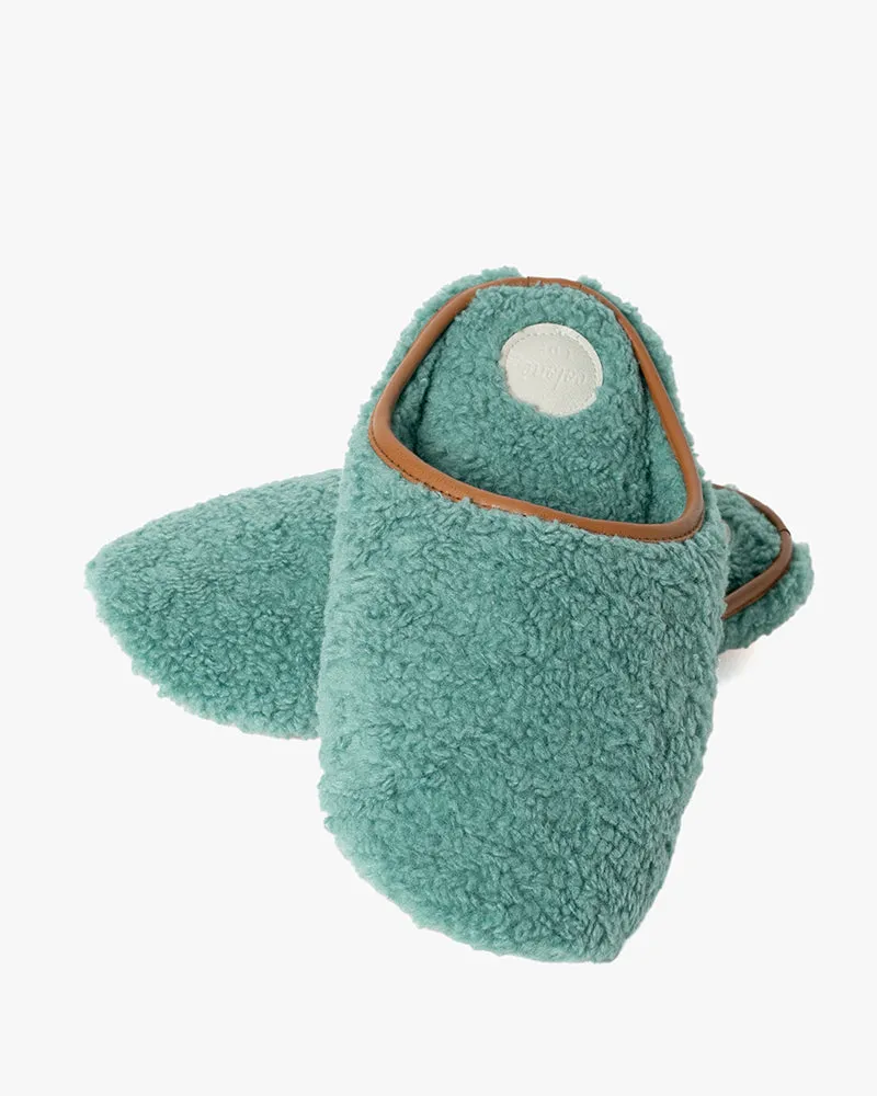 Slippers, Bisque, CDF Etendue, Teal sold by Kiriko product image thumbnail 4