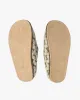 Slippers, Bisque, Tehtava, Zig-Zag Green and Cream sold by Kiriko