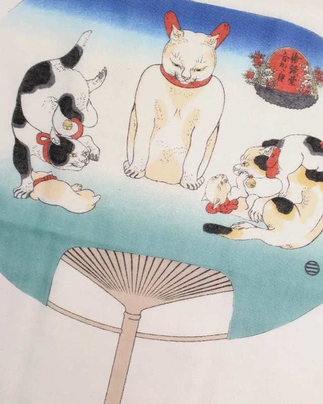 Tenugui, Double Gauze, Utagawa Kuniyoshi - Hannya Shadow sold by Kiriko