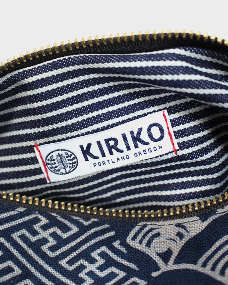 Kiriko Original Pencil Pouch, Indigo Large Multi sold by Kiriko product image thumbnail 5