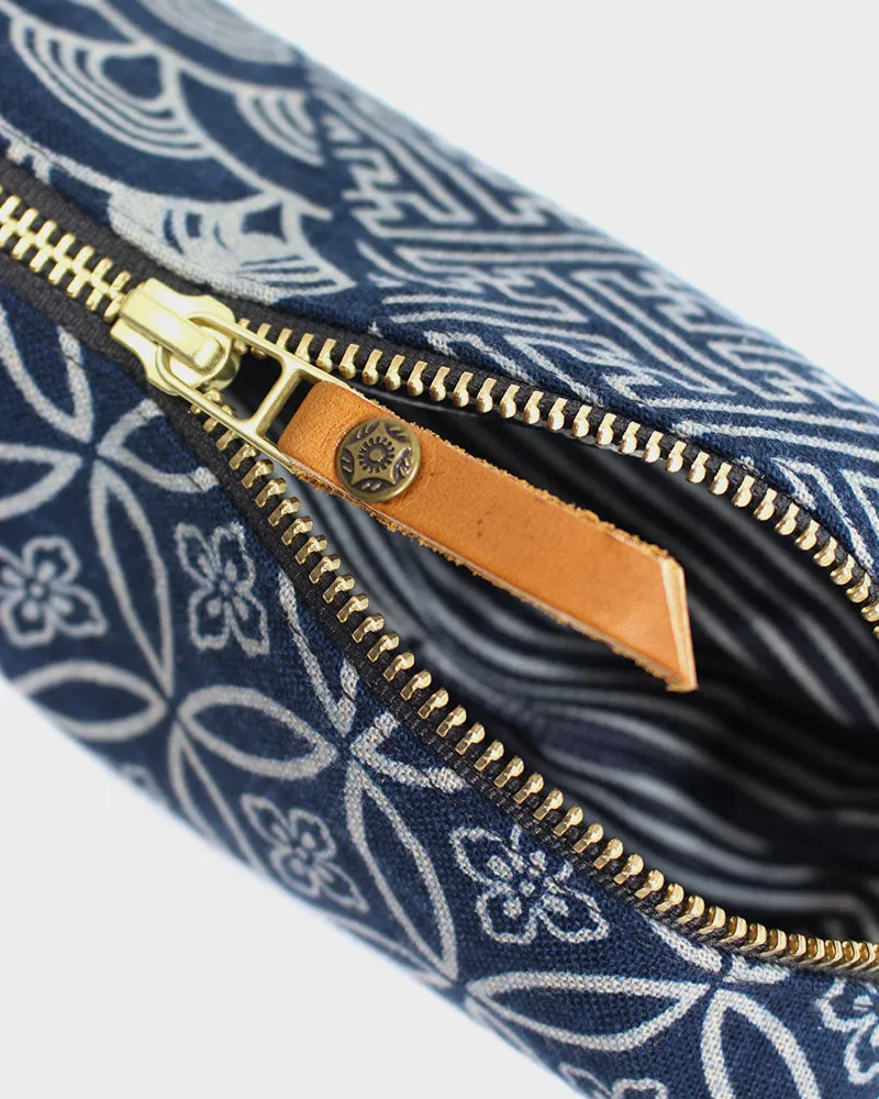 Kiriko Original Pencil Pouch, Indigo Large Multi sold by Kiriko product image thumbnail 2