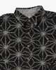 Kiriko Original Button-Up Shirt, Long Sleeve, Black Asanoha sold by Kiriko