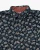 Kiriko Original Button-Up Shirt, Long Sleeve, Indigo Plum and Pine sold by Kiriko