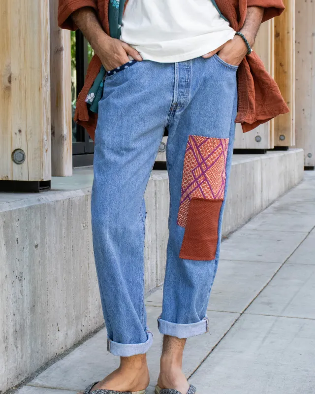 Kiriko Custom Patched Denim Jeans, 8 sold by Kiriko