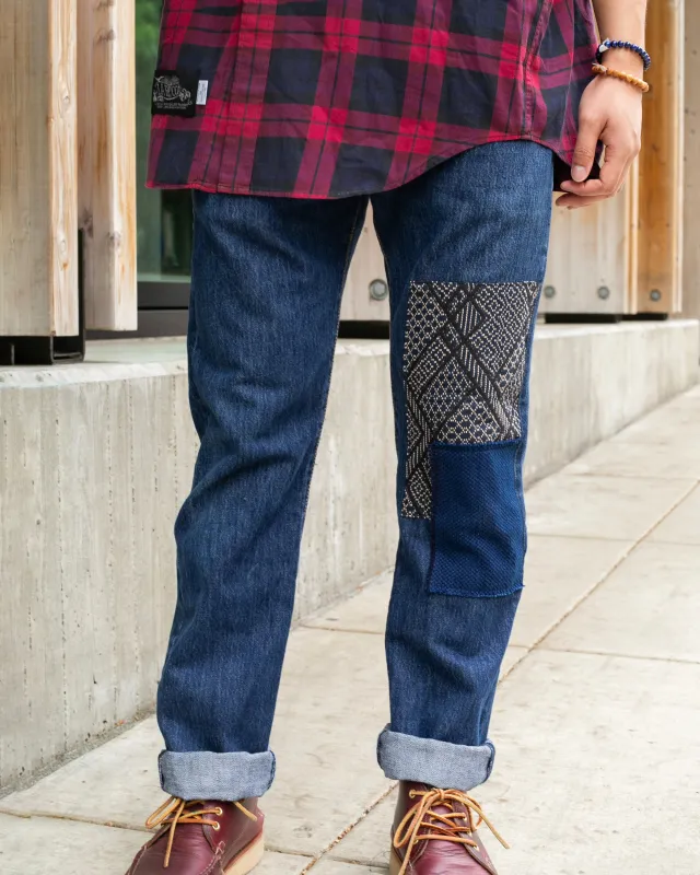 Kiriko Custom Patched Denim Jeans, 7 sold by Kiriko