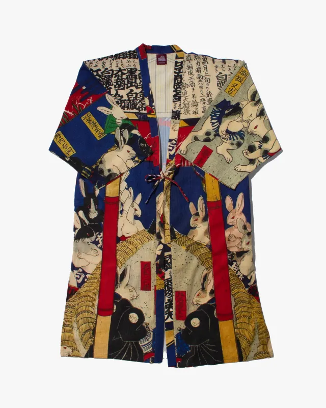 Wa-Modern, Haori, Robe, Usagi, Men's sold by Kiriko