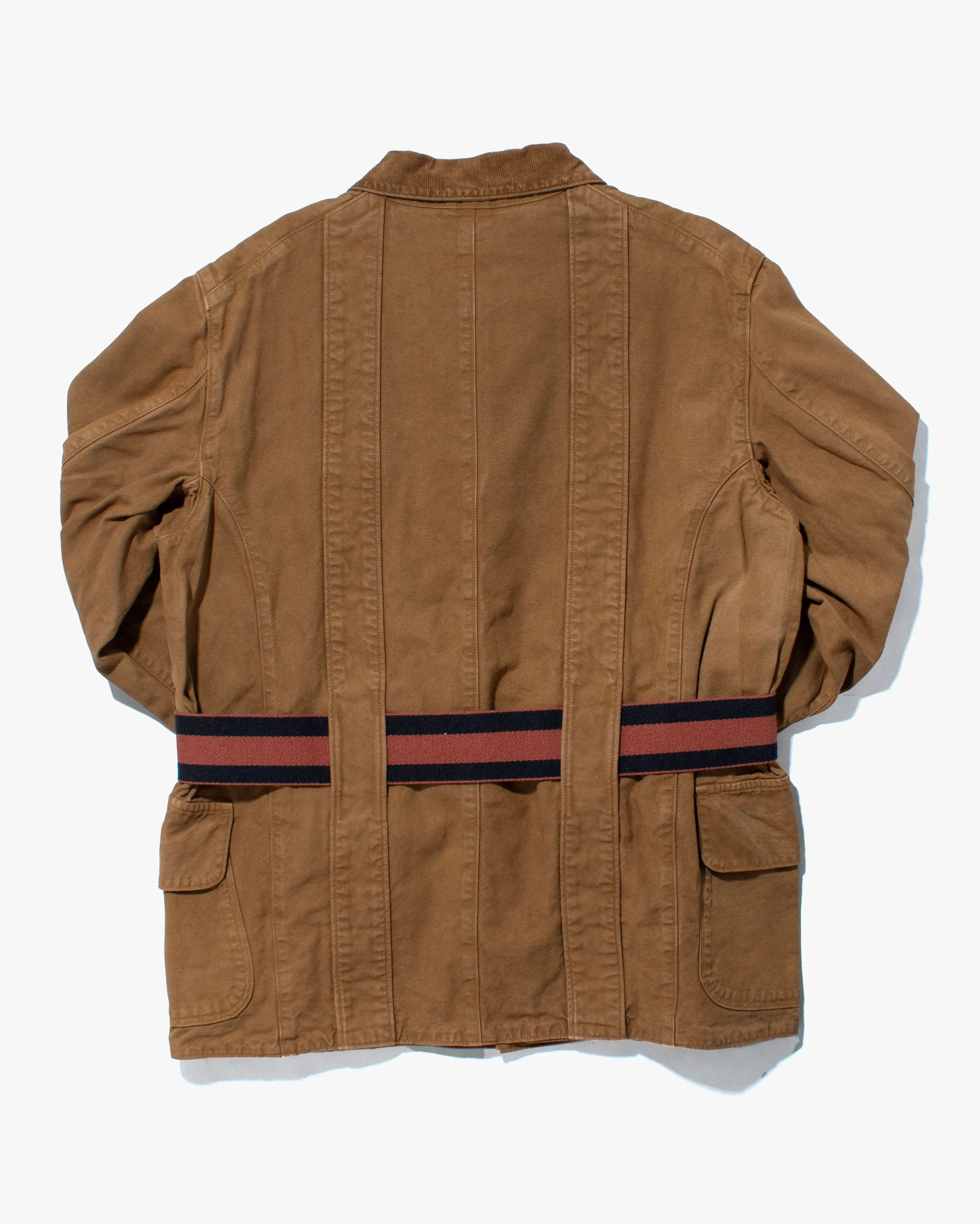 Japanese Repro Jacket, Kapital, Tan with Striped Belt - L sold by Kiriko product image thumbnail 5