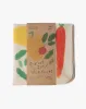 Japanese Handkerchief, Quadrupled Layered Gauze, Musubi Organic, Vegetable Multi sold by Kiriko