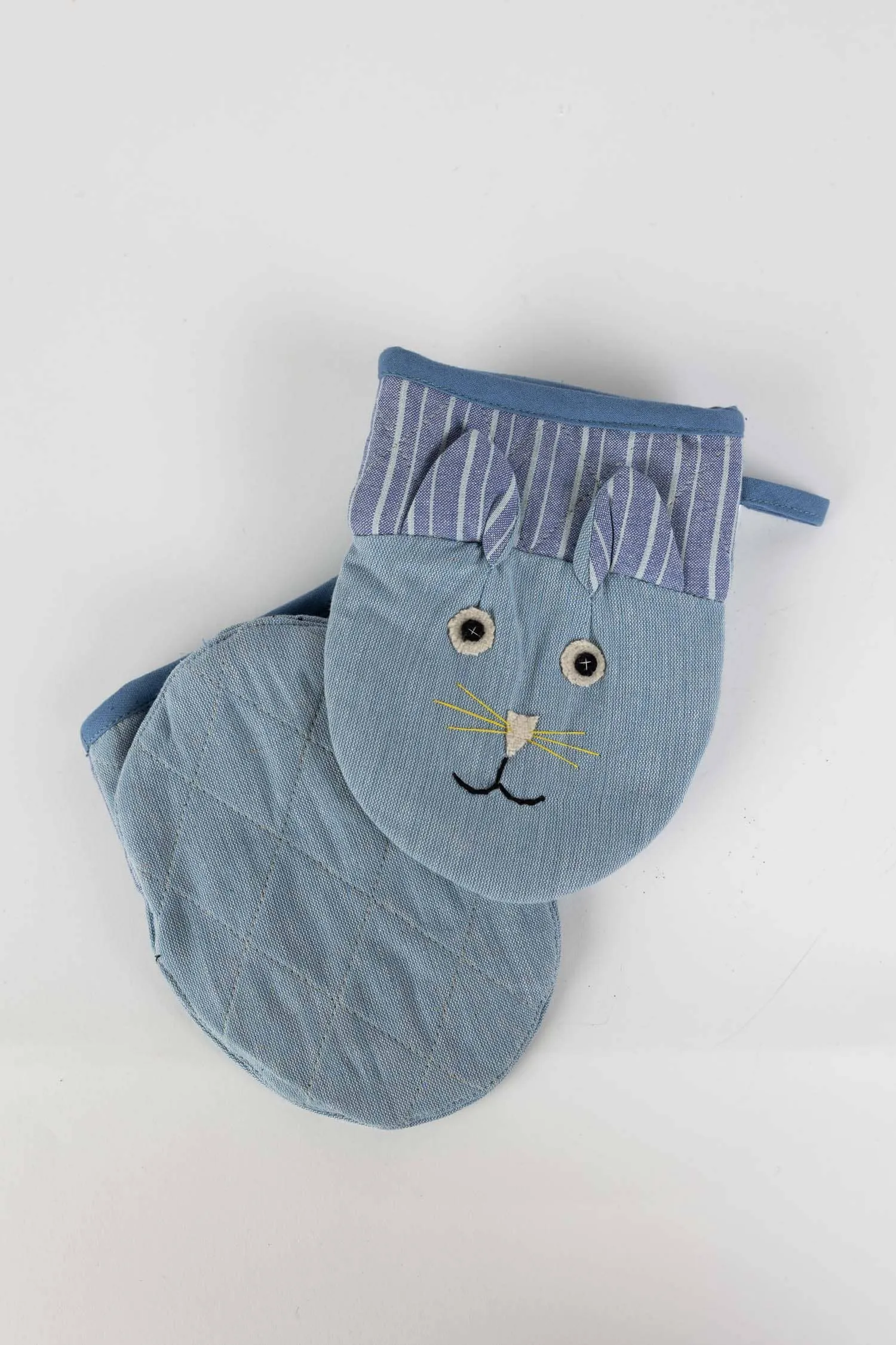 Ten Thousand Villages, Little Kitty Oven Mitts sold by Kiriko product image thumbnail 2