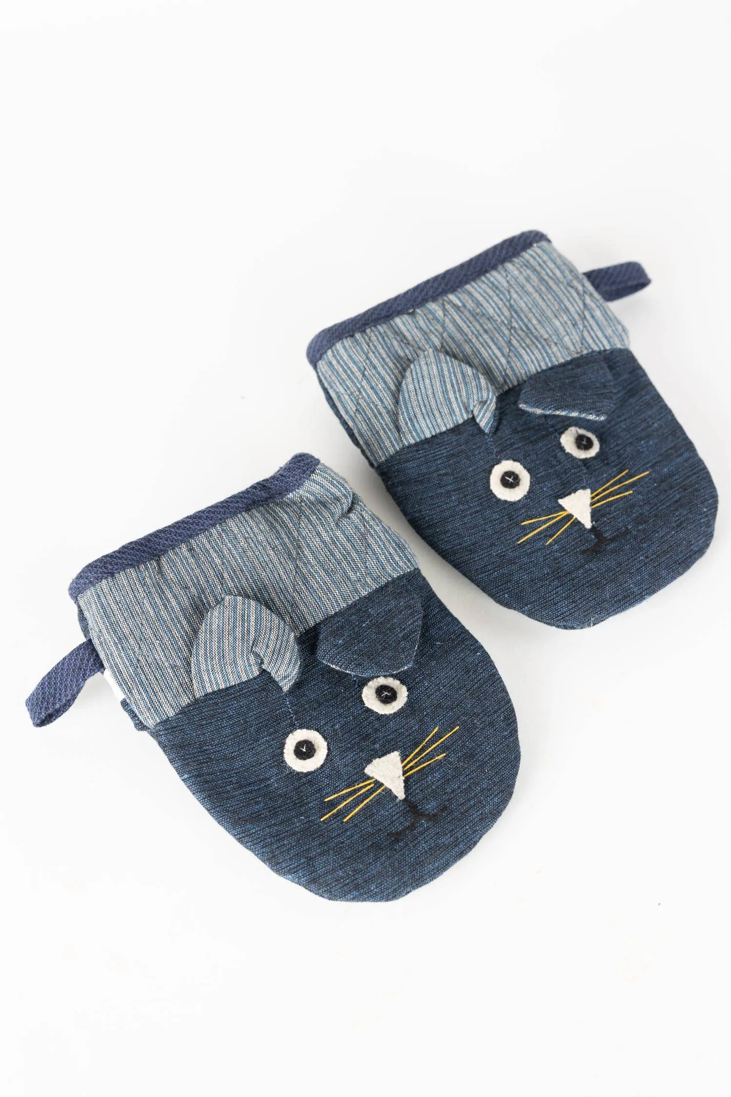 Ten Thousand Villages, Little Kitty Oven Mitts sold by Kiriko product image thumbnail 5