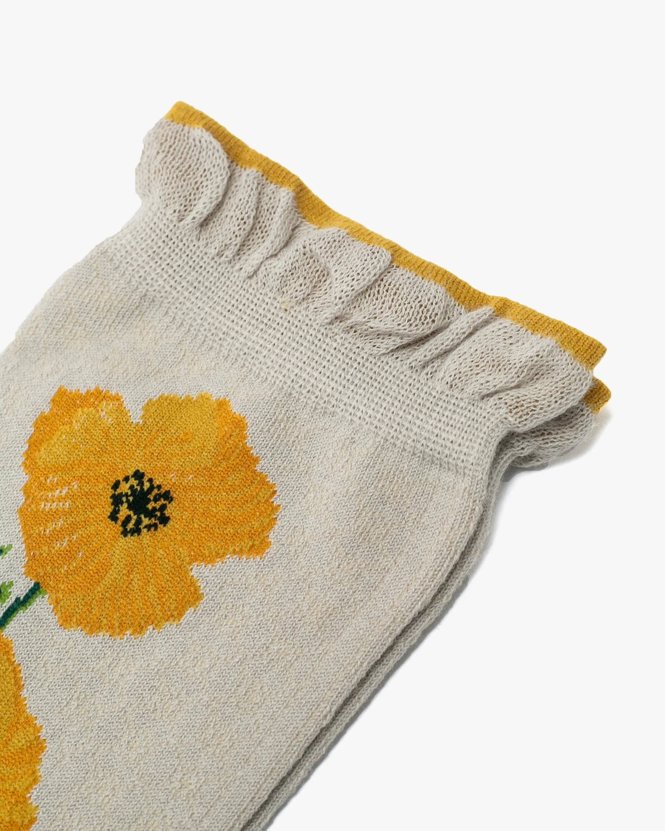 Debby Co. Socks, Andeotte Collection, Mia Yellow sold by Kiriko product image thumbnail 2