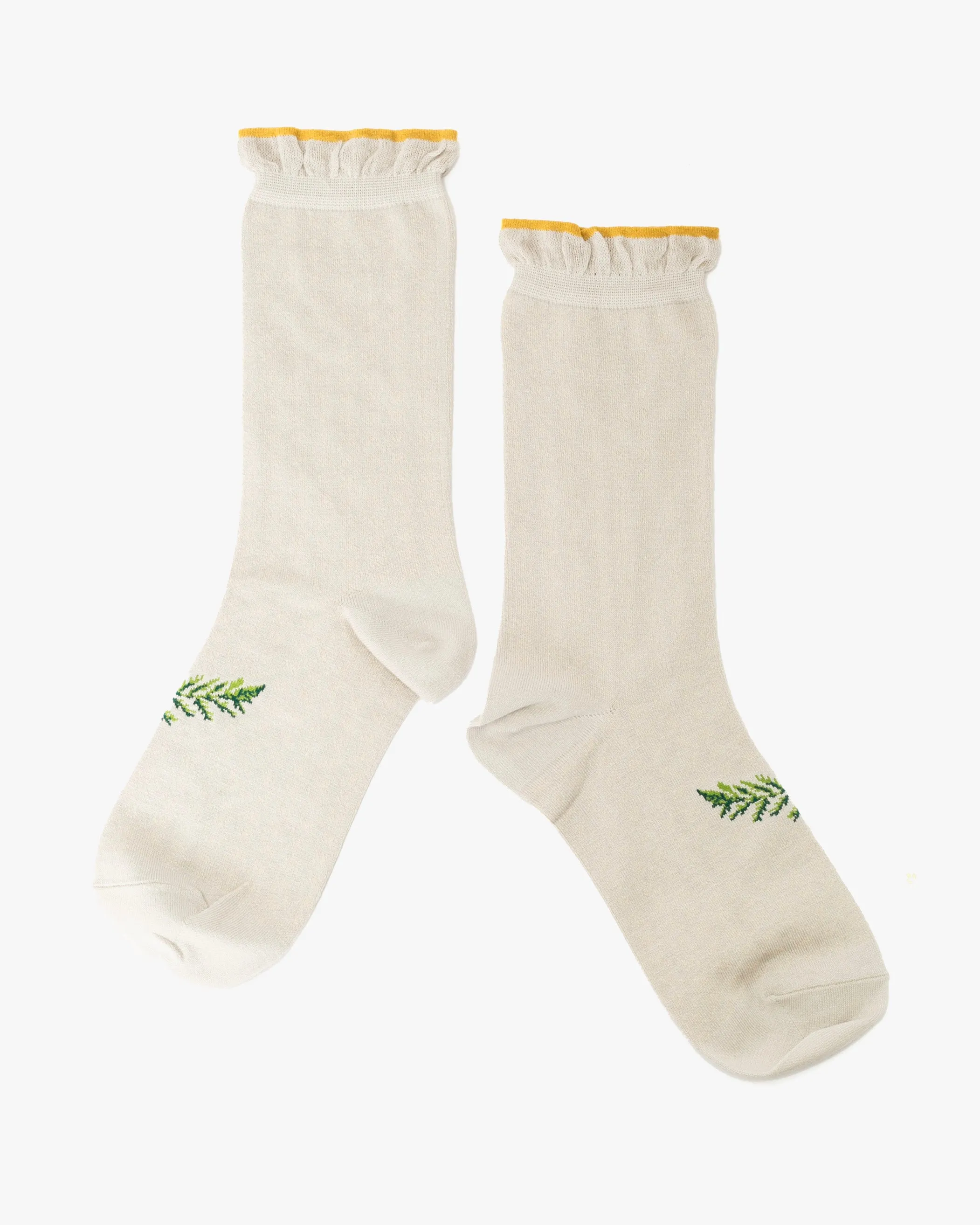 Debby Co. Socks, Andeotte Collection, Mia Yellow sold by Kiriko product image thumbnail 4