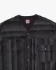 Japanese Repro Denim Jacket, Funset of Art, Striped Denim - M sold by Kiriko