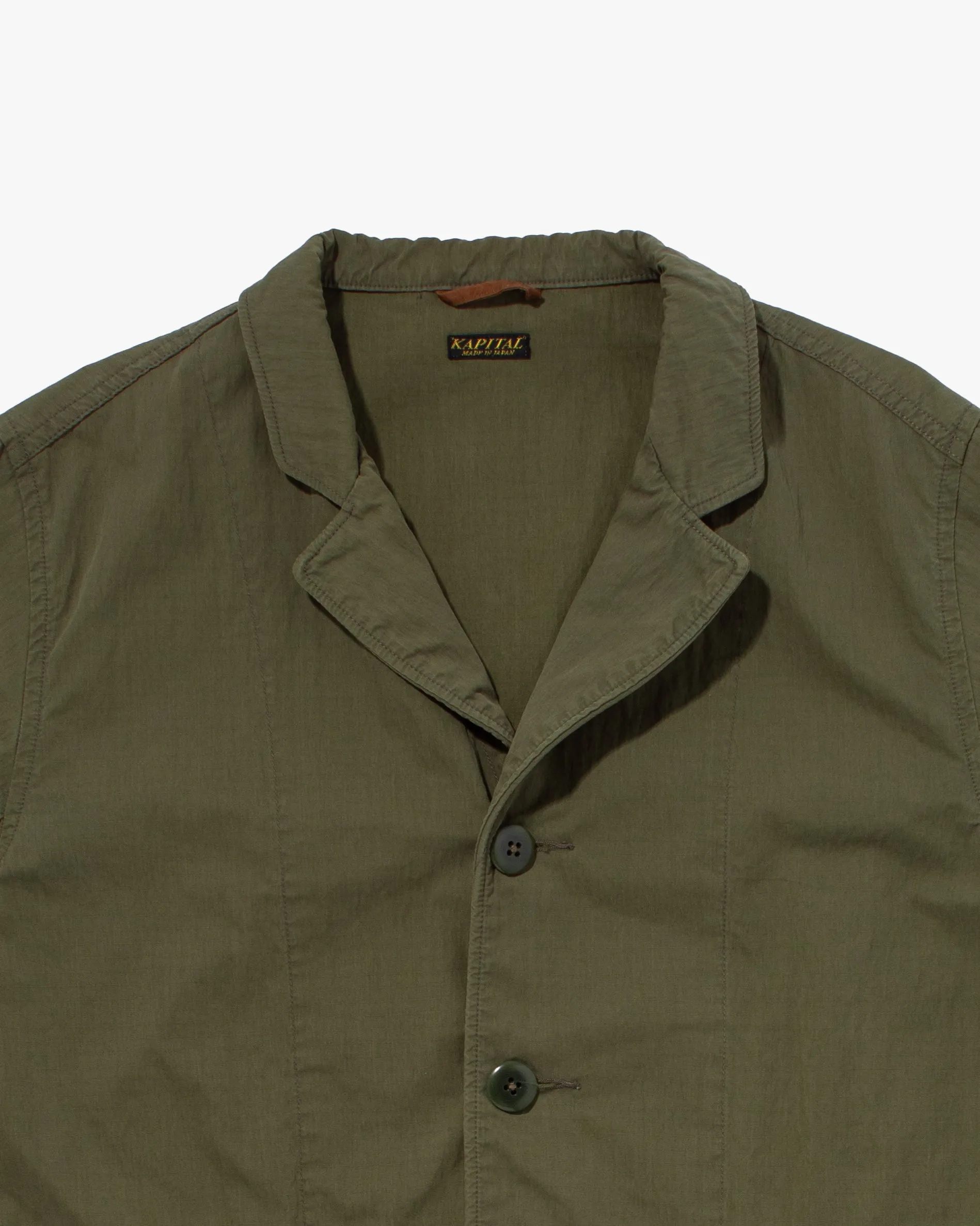 Japanese Repro Chore Coat, Kapital, Military Green - M sold by Kiriko product image thumbnail 2