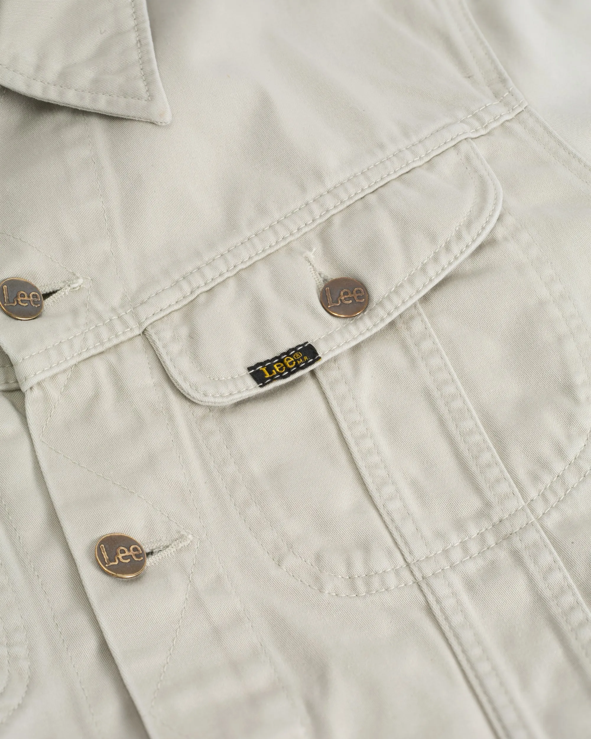 Japanese Repro Type III Trucker Jacket, Lee, Stone - S sold by Kiriko product image thumbnail 5