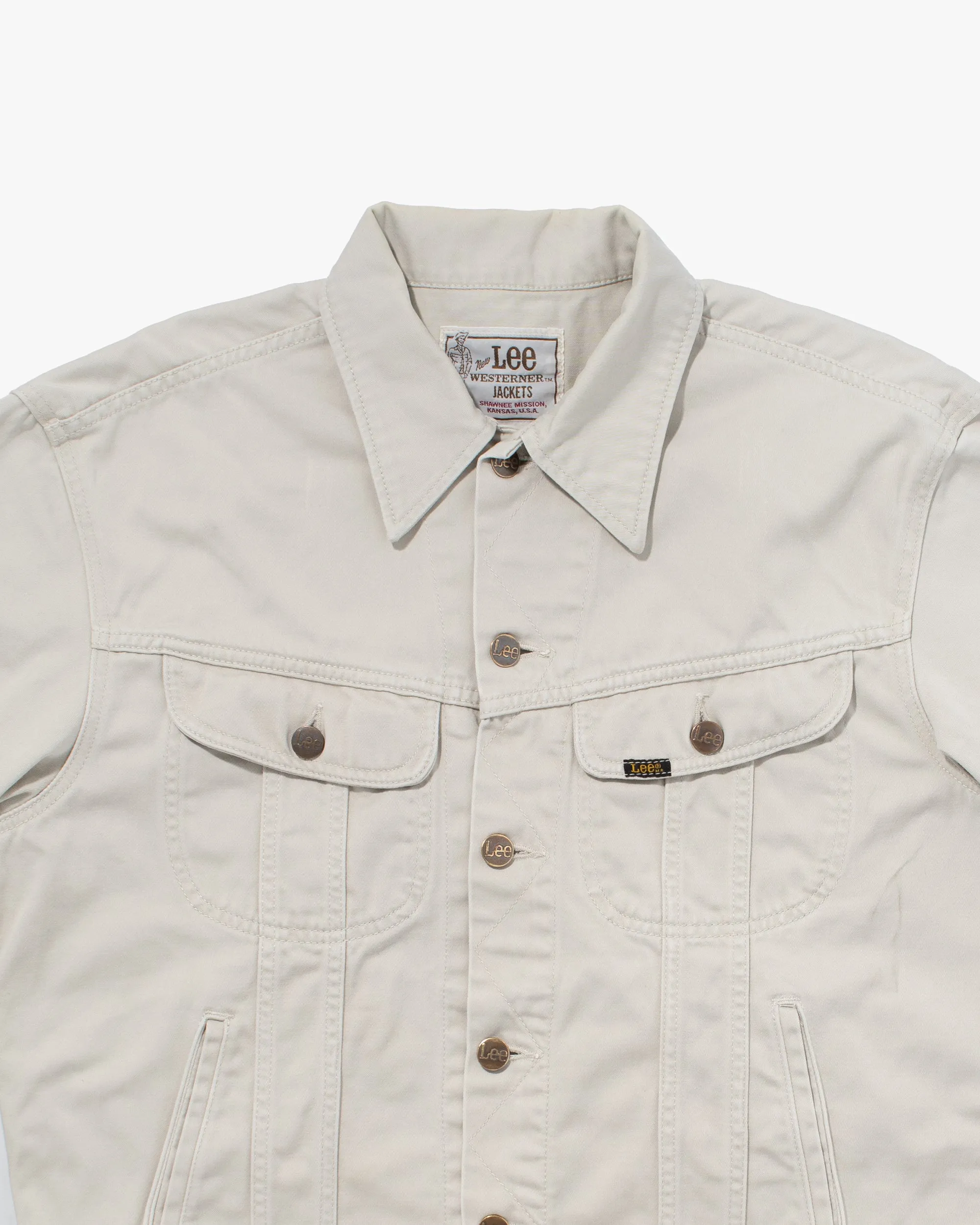 Japanese Repro Type III Trucker Jacket, Lee, Stone - S sold by Kiriko product image thumbnail 2