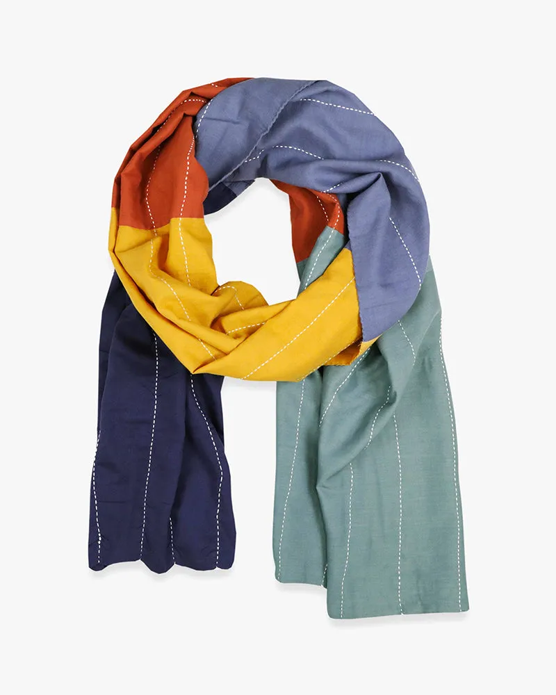Anchal, Rainbow Straight Scarf sold by Kiriko