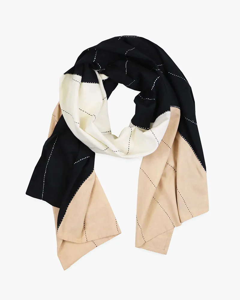 Anchal, Eclipse Colorblock Scarf sold by Kiriko