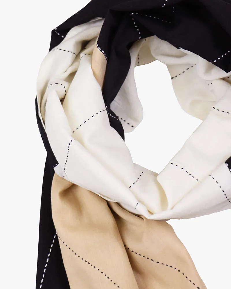 Anchal, Eclipse Colorblock Scarf sold by Kiriko product image thumbnail 5