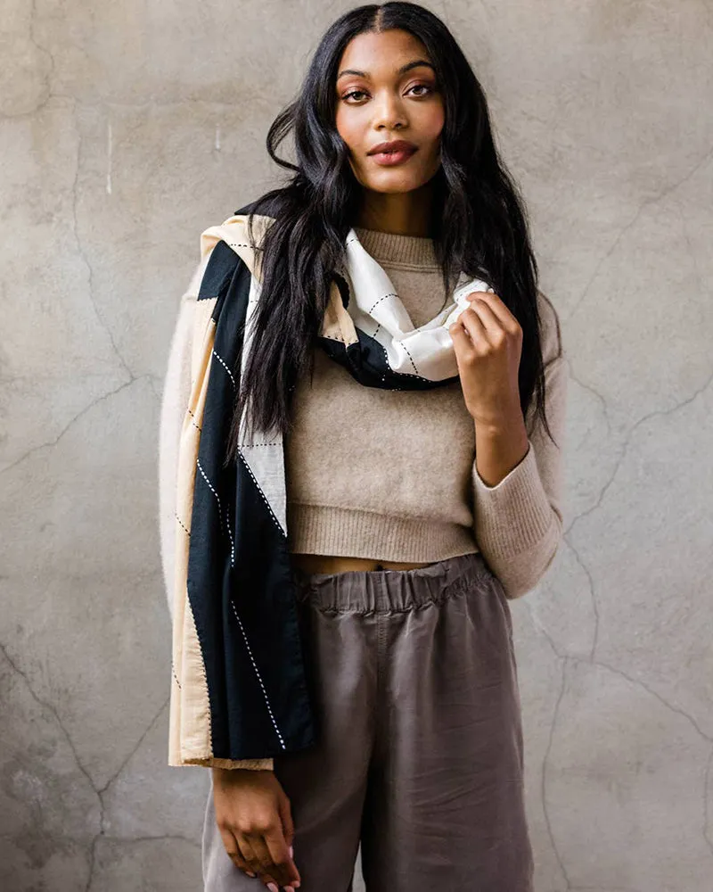 Anchal, Eclipse Colorblock Scarf sold by Kiriko product image thumbnail 2