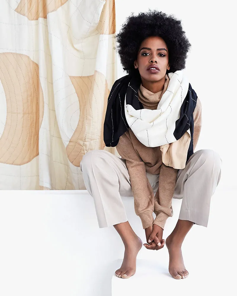 Anchal, Eclipse Colorblock Scarf sold by Kiriko product image thumbnail 4