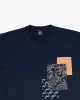 Kiriko Original Tee, 8 oz Cotton, Patched Tee, Navy sold by Kiriko