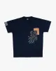 Kiriko Original Tee, 8 oz Cotton, Patched Tee, Navy sold by Kiriko