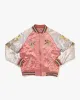 Japanese Repro Souvenir Jacket, Pink with Dragon - M sold by Kiriko