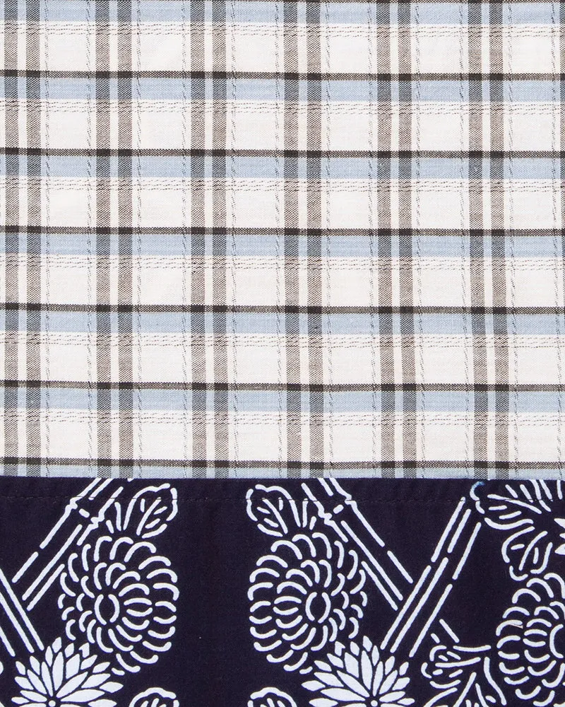 Kiriko Original Scarf, Patched Boro, Indigo, 27 sold by Kiriko product image thumbnail 3