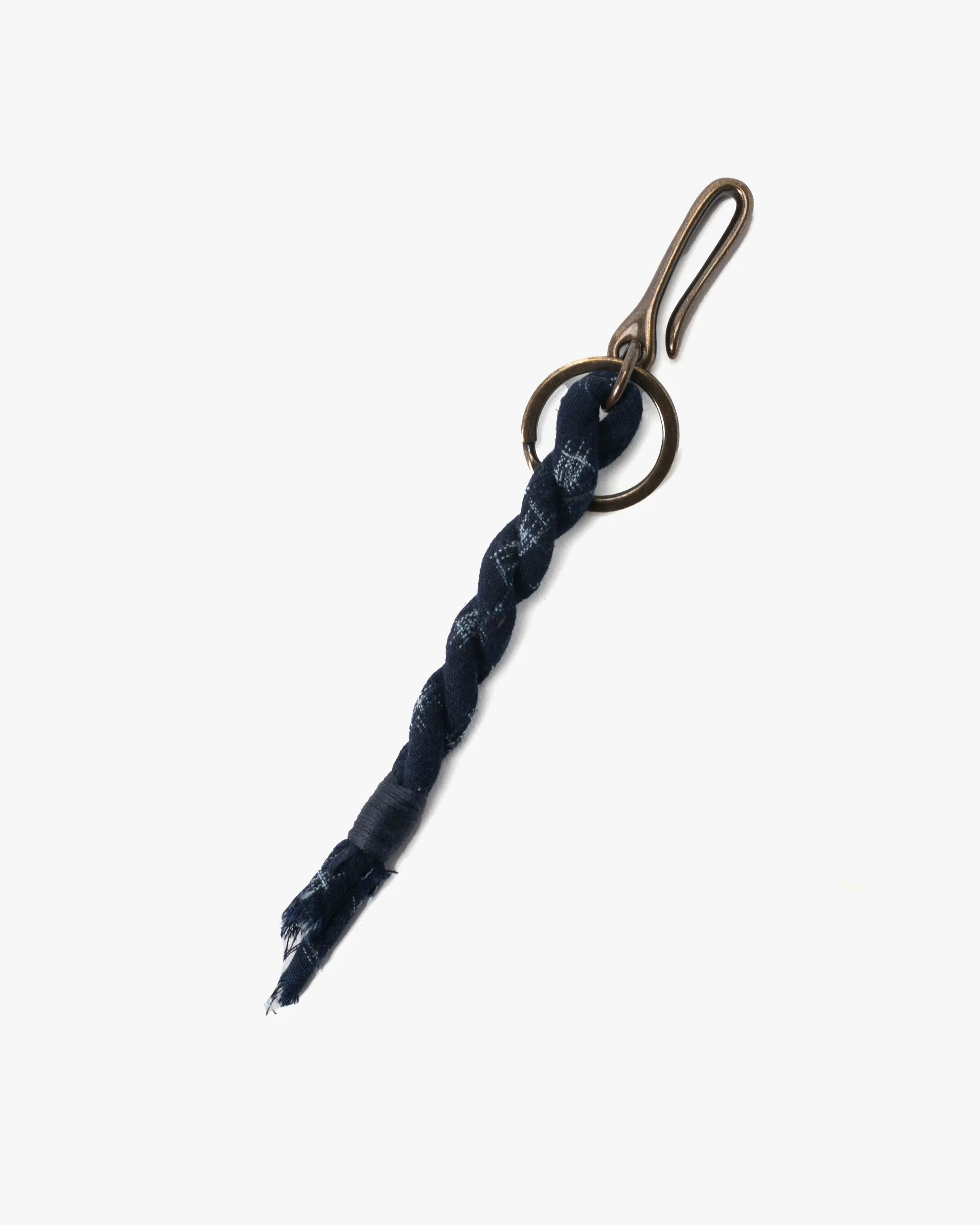 Boet x Kiriko Keychain, Boro, Indigo with Light Blue Kasuri sold by Kiriko product image thumbnail 2