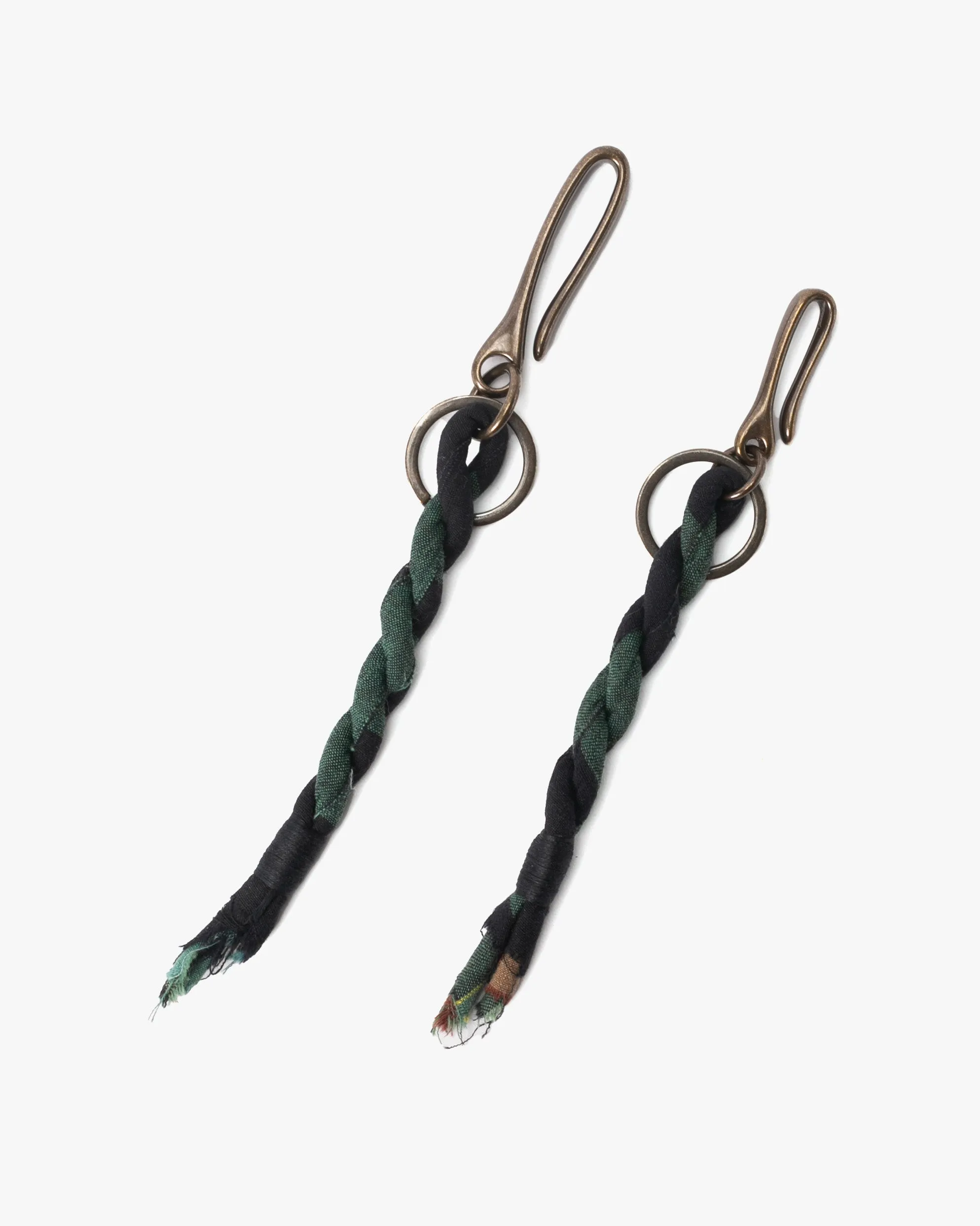 Boet x Kiriko Keychain, Boro, Black and Green Plaid sold by Kiriko product image thumbnail 2