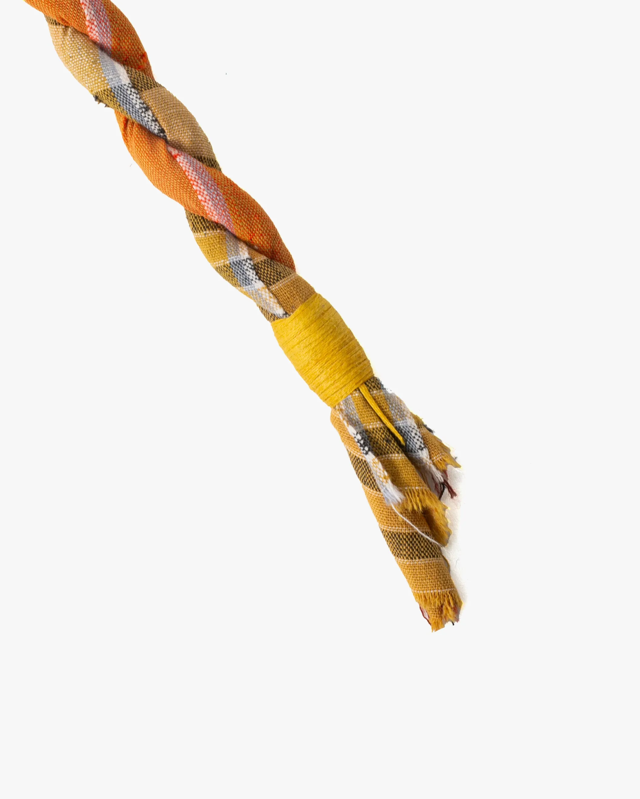 Boet x Kiriko Keychain, Boro, Orange and White Plaid sold by Kiriko product image thumbnail 4