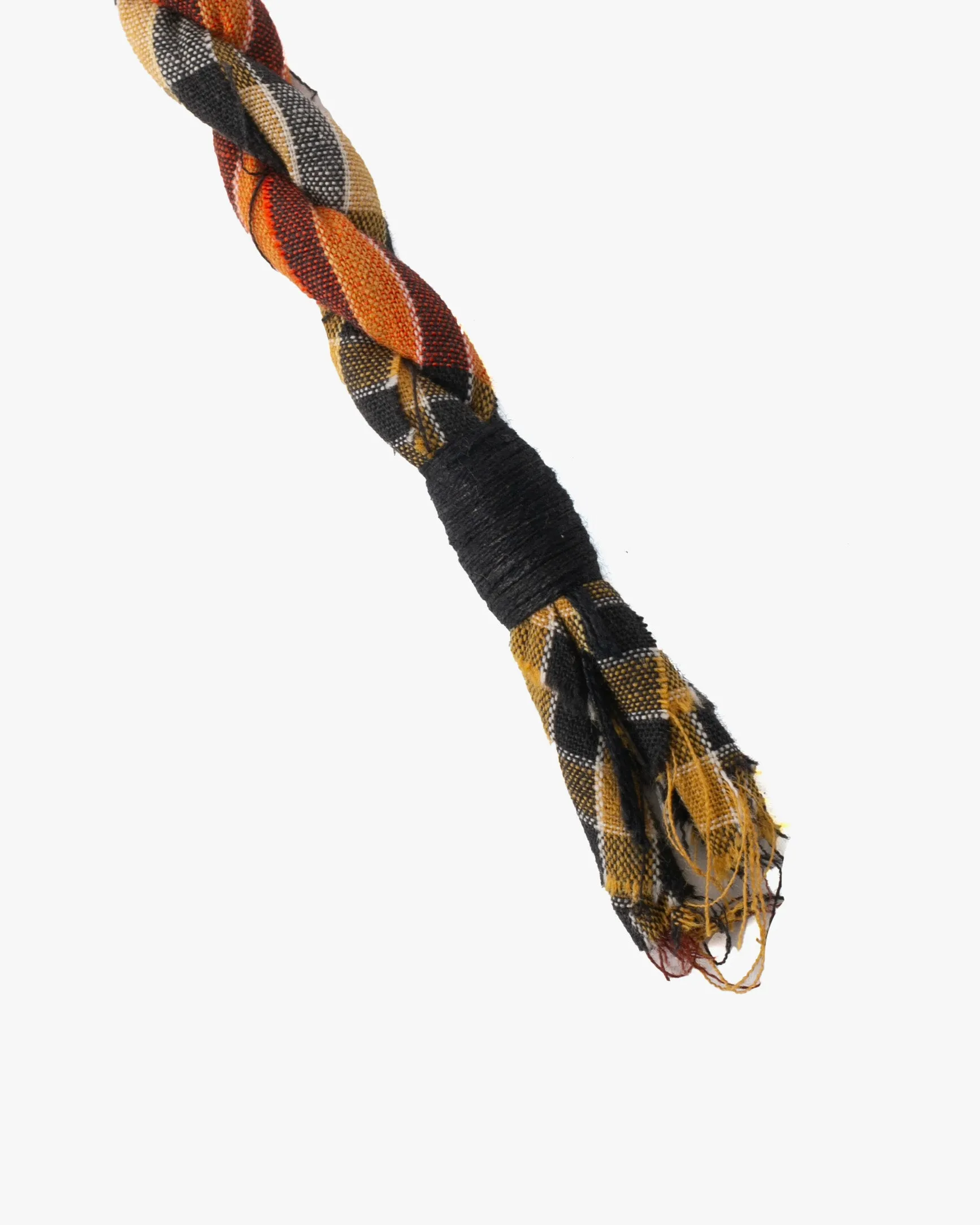 Boet x Kiriko Keychain, Boro, Orange and Grey Plaid sold by Kiriko product image thumbnail 4