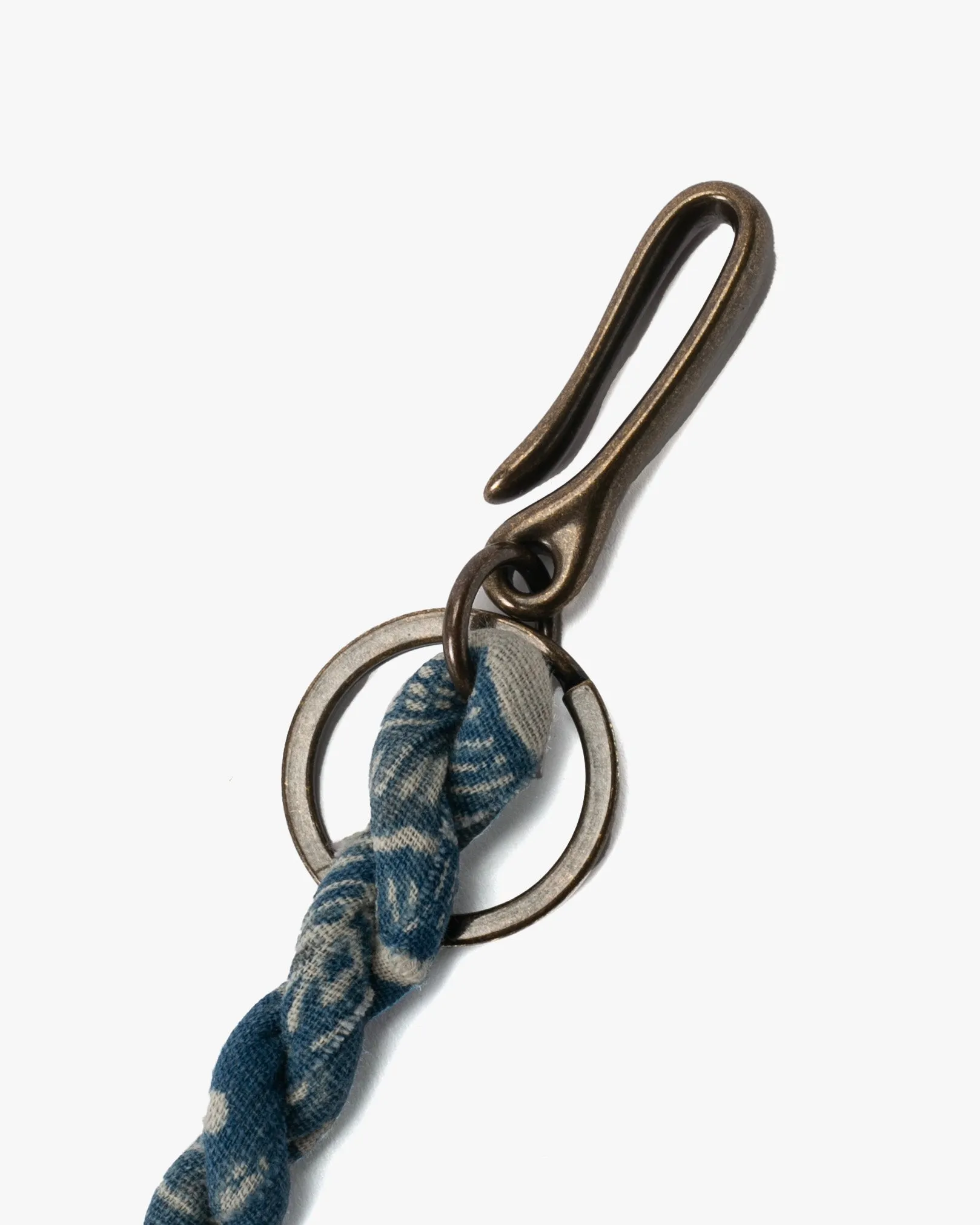 Boet x Kiriko Keychain, Boro, Washed Indigo Katazome sold by Kiriko product image thumbnail 3